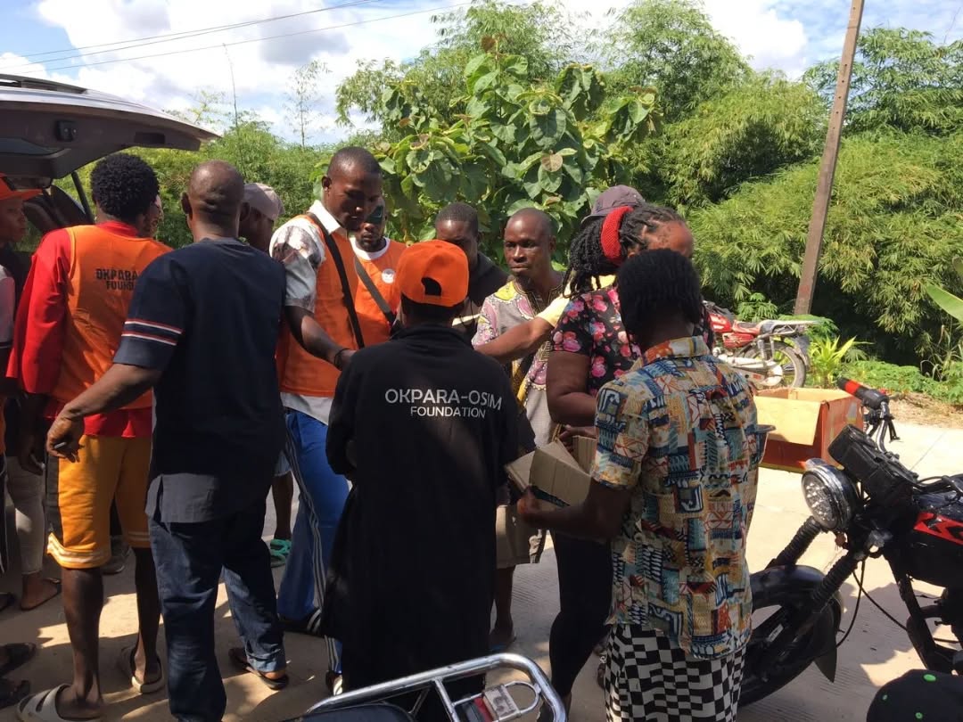 Okpara-Osim Foundation volunteers in Ebonyi