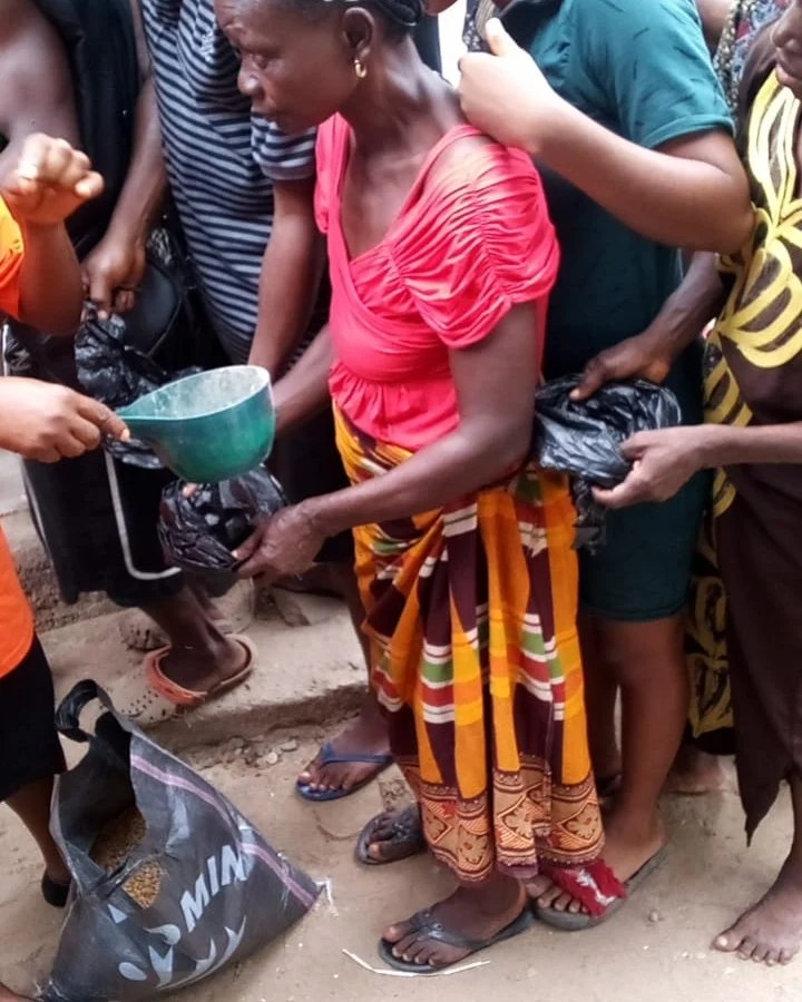 Seed distribution in progress